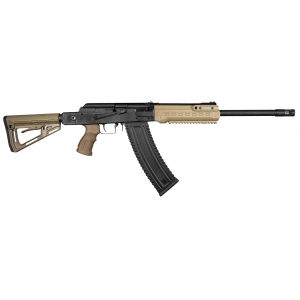 Kalashnikov USA KS12TSFFDE KS-12TSF 12 Gauge 3 in 18.25 in 10+1 Black, Flat Dark Earth 6 Position Side Folding Collapsible Stock - Izhmash