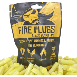 Black Beard Fire Starters PLUG Fire Plug 50 Fire Plugs - Blackbeard