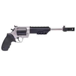 Taurus 2-460105RH Raging Hunter 460 S&W Mag 5rd 10.50 in Matte Black Oxide Barrel & Cylinder Matte Stainless Steel Frame Black Rubber with Integrated Cushion Insert Grip
