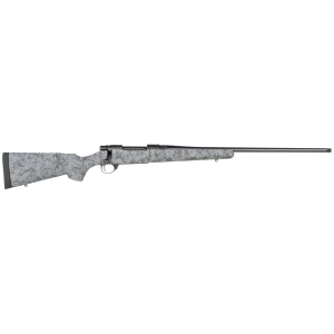 Howa HHS43531 M1500 HS Precision 300 PRC 3+1 24 in Threaded Barrel, Black Steel Receiver, Gray w/Black Webbing HS Precision Synthetic Stock, Rifle