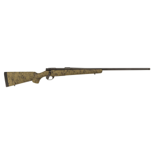 Howa HHS45533 M1500 HS Precision 6.5 PRC 3+1 24 in Threaded Barrel, Black Steel Receiver, Green w/Black Webbing HS Precision Synthetic Stock, Rifle
