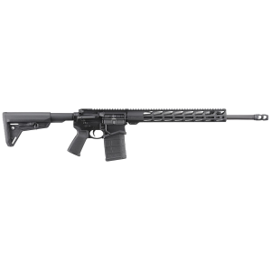 Ruger 5611 SFAR 308 Win 20+1 20 in Threaded Heavy Barrel w/2 Part Heavy Boomer Muzzle Brake, Hard Coat Anodized Receiver, 15 in M-LOK Handguard, Synthetic Magpul SL Stock & Grip, Rifle