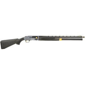Mossberg 85165 940 Pro JM 12 Gauge 9+1 3 in 24 in, Tungsten Gray Optic Cut Rec, Black Synthetic Furniture, Adj. Shim Stock, Gold Oversized Controls, HiViz TriComp Sight, Ext. Chokes