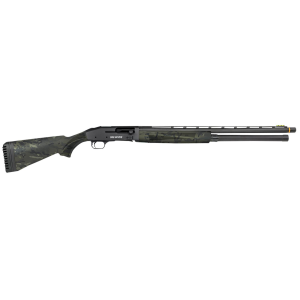 Mossberg 85166 940 Pro JM 12 Gauge 9+1 3 in 24 in, Tungsten Gray Optic Cut Rec, Black Multicam Synthetic Furniture, Adj. Shim Stock, Gold Oversized Controls, HiViz Fiber Optic Sight, Ext. Chokes
