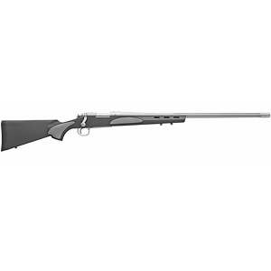 Remington Firearms (New) R84346 700 Varmint SF 6.5 Creedmoor 4+1 26 in, Polished Stainless Barrel/Rec, Matte Black Stock with Gray Hogue Overmolded Panels - Remington