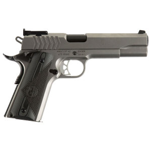 Ruger 6759 SR1911 Target 9mm Luger 9+1 5 in Black Steel Barrel, Low-Glare Stainless Steel Serrated Slide, Low-Glare Stainless Steel Frame w/Beavertail, Deluxe Checkered G10 Grip, Right Hand, Pistol