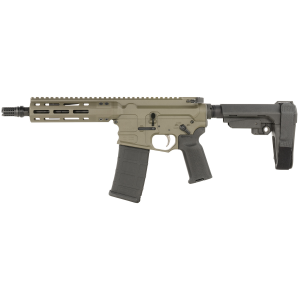 Cobalt Kinetics CKPROLITE30075CKG Pro Lite 300 Blackout 30+1 7.50 Black Melonite BBL, CK Green Alum Rcvr w/Pic Rail, Black Polymer SB Tactical SBA3 Brace, Black Polymer Grip,Tactical Pistols - Cobalt