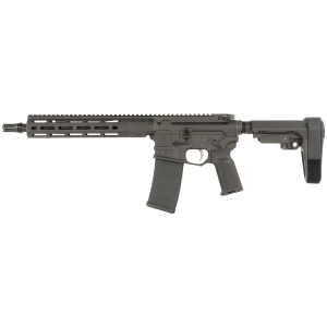 Cobalt Kinetics CKPROLITE556115BLK Pro Lite 5.56 NATO 30+1 11.50 Black Melonite BBL, M-LOK Handguard, Black Alum Rcvr w/Pic Rail, Black Polymer SB Tactical SBA3 Brace, Black Polymer Grip,Tactical Pistols - Cobalt