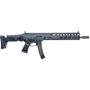 Grand Power 810091157947 SP9A1 Enhanced Stribog 9mm Luger 30+1 16 Black Steel BBL, Black Hardcoat Anodize Alum/Polymer Rcvr w/Pic Rail, M-LOK Handguard, GO UFS Black Polymer Stock, Black Polymer Grip, Ambidextrous,Tactical Rifles - Global Defense
