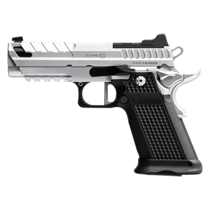 Fusion Firearms XPCOMP9C10 XP Pro Comp 9mm Luger 10+1 4.60 Black Tennifer Bull BBL, Chrome Steel Optic Cut/Serr Slide, Chrome Steel Frame w/Beavertail & Pic Rail, Black Alum Grip, RMR/RMRSc Footprint,Pistol - Fusion Precision