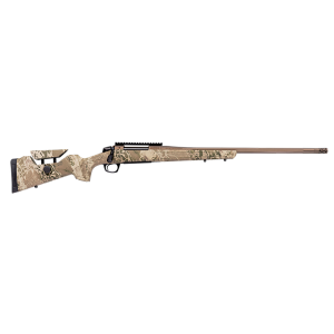 CVA CR3961 Cascade Long Range Hunter Full Size 300 Win Mag 3+1 24 Smoked Bronze Cerakote Steel Threaded Barrel, Smoked Bronze Cerakote Stainless Steel Receiver w/Pic Rail, Realtree Hillside Adj Comb & LOP Synthetic Stock, Rifle