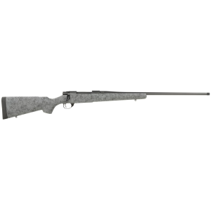 Howa HHS43331 M1500 HS Precision 300 Win Mag 3+1 24 in Blued Threaded Barrel/Rec, Gray with Black Webbed HS Precision Stock, Rifle