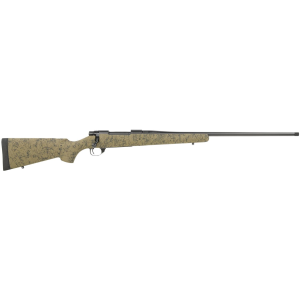 Howa HHS43333 M1500 HS Precision 300 Win Mag 3+1 24 in Blued Threaded Barrel/Rec, Green with Black Webbed HS Precision Stock, Rifle