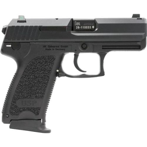 H&K 81000336 USP V1 Compact 40 S&W 12+1 3.58 in Black Polygonal, Rifled Barrel, Black Serrated Slide, Black Polymer Frame, Black Polymer Grip, Pistol