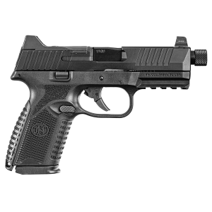FN 66100838 509 Midsize Tactical 9mm Luger 4.50in Threaded Barrel 10+1, Black Polymer Frame With Mounting Rail, Optic Cut Matte Black Stainless Steel Slide, No Manual Safety, Optics Ready