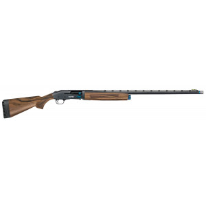 Mossberg 85147 940 Pro Sporting 12 Gauge 3 in 4+1 30 in Gloss Blued Barrel, Tungsten Gray, Fancy Walnut Furniture, Adj. Shim Stock, HiViz Fiber Optic Sight, Blue Oversized Control, Ext. Chokes