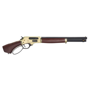 Henry H018BAH410 Axe 410 Bore 5+1 15.14 in Blued Barrel, Fixed American Walnut