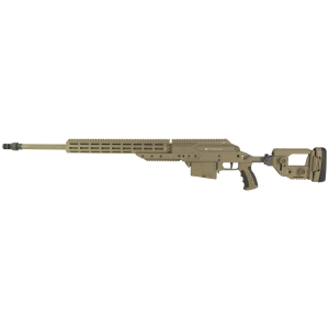 Steyr Arms SSG M1, Bolt Action Rifle, 6.5 Creedmoor, 25 in Cold Hammer Forged Threaded Barrel, Matte Finish, Flat Dark Earth, Chassis, 10 Rounds, 1 Mag, Includes Bipod, Stainless Steel 623533KDA