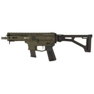 Angstadt Arms MDP-9, Generation 2, Semi-auto, Short Barreled Rifle, 9MM, 6 in Barrel, Cerakote Finish, Bronze, 3 Lug Muzzle Device, Manual Safety, Folding 1913 Stock, 27 Rounds, 2 Magpul Glock PMAG Mags AAMDP29FB6 - Angstadt Arms