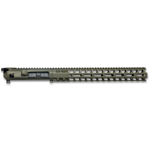 Radian Weapons Upper/Handguard Set, Cerakote Finish, Olive Drab Green, Fits AR-15, Includes 14 in MLOK Handguard, Radian Raptor-SD Charging Handle R0628
