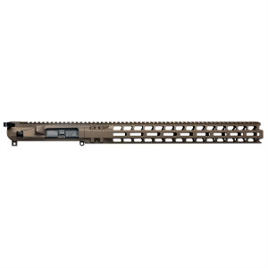 Radian Weapons Upper/Handguard Set, Cerakote Finish, Brown, Fits AR-15, Includes 17 in MLOK Handguard, Radian Raptor-SD Charging Handle R0612