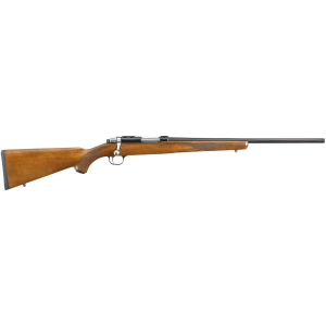 Ruger 7225 77/22 22 Hornet 6+1 Capacity, 20in Threaded Barrel, Blued Alloy Steel, Integral Scope Mount On A Solid Steel Receiver, American Walnut Stock