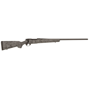 Howa HHS45531 M1500 HS Precision 6.5 PRC 3+1 24 in Threaded Barrel, Black Steel Receiver, Gray w/Black Webbing HS Precision Synthetic Stock, Rifle