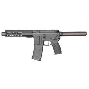 SMITH & Wesson 13658 M&p15 5.56x45mm Nato Caliber With 7.50 In Barrel, 30+1 Capacity, Matte Black Metal Finish, No Bracek & Black Interchangeable Backstrap Grip Right Hand