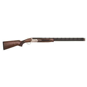 Mossberg 75472 Gold Reserve 12 Gauge 30 in 2rd 3 in Polished Silver with Scroll & Inlay Engraved Rec Satin Black Walnut Fixed Stock Right Hand Full Size Includes Ext. Sport Set Chokes (5)