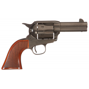 Taylors & Company 550884DE Runnin Iron Black Rock 45 Colt (LC) Caliber with 3.50 Barrel, 6rd Capacity Cylinder, Overall Black Nitride Finish Steel, Checkered Walnut Grip & Overall Taylor Polish