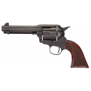 Taylors & Company 550885DE Runnin Iron Black Rock 45 Colt (LC) Caliber with 4.75 Barrel, 6rd Capacity Cylinder, Overall Black Nitride Finish Steel, Checkered Walnut Grip & Overall Taylor Polish