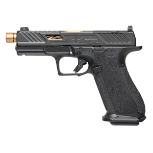 Shadow Systems SS3009 XR920 Elite 9mm Luger 10+1 5 in Bronze TICN Match Grade/Spiral Fluted/Threaded Barrel, Black Nitride Optic Cut/Serrated/Window Cut Stainless Steel Slide, Black Polymer Frame w/Beavertail & Picatinny Rail, Pistol