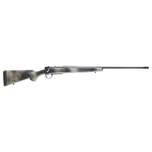 Bergara Rifles B14LM507 B-14 Wilderness Ridge 7mm Rem Mag 3+1 24in Threaded Barrel, Sniper Gray Cerakote, Woodland Camo Stock