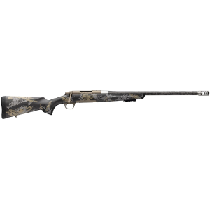 Browning 036015299 X-Bolt 2 Mountain Pro 6.8 Western 3+1 24 Smoked Bronze Cerakote Heavy, Sporter Threaded Barrel, Smoked Bronze Cerakote Drilled & Tapped/X-Lock Mount Steel Receiver, Fixed Accent Graphics Carbon Fiber Stock, Rifle - Browning