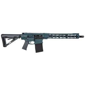 Diamondback DB1018C251 DB10 308 Win 16 20+1, Jesse James Civil Defense Blue Rec/15 M-Lok Handguard, OEM Carbon Lower, Magpul Carbine Stock & K Grip, A2 Flash Hider