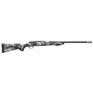 Browning 036039297 X-Bolt 2 Mountain Pro 300 PRC 3+1 26 Tungsten Gray Cerakote Heavy, Sporter Threaded Barrel, Drilled & Tapped/X-Lock Mount Steel Receiver, Fixed w/Textured Grip Panels Accent Graphics Carbon Fiber Stock, Rifle - Browning