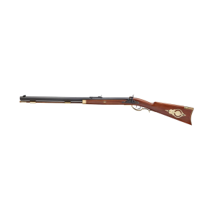 Taylors & Company 210109 Hawken Target 50 Cal Percussion 28 in Blued Octagon Barrel, Color Case Hardened Rec, Brass Accents, Fixed Walnut Stock, Double Set Trigger, Adjustable Buckhorn Sight Left Hand Black Powder, Rifle - Taylors & Co