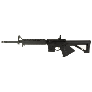 Springfield SAINT 5.56, Semi-auto, AR, 223 Remington/556NATO, 16 in Barrel, 1:8 Twist, Muzzle Brake Included, Black, Magpul Fixed Stock, Strike Industries Featureless Grip, Mid-Length Gas System, 6lbs - Springfield Armory