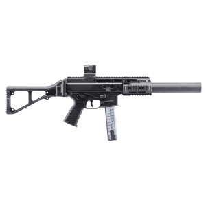 B&T APC9 SD PRO, Semi-auto Rifle, SBR, 9MM, 5.7 in Barrel, Anodized Finish, Black, Ambidextrous Safety, MBT Stock, 1 Mag, 30 Rounds, Includes Suppressor BT-36046-SBR-MBT-KIT