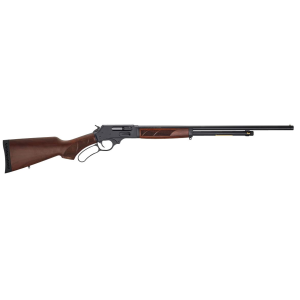 Henry H018G410 Side Gate Full Size 410 Bore Lever 2.50 in 6+1 24 in Blued Steel Barrel, Blued Steel Receiver, Fixed American Walnut Wood Stock, Right Hand, Shotgun