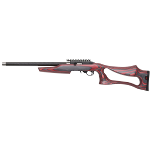 Magnum Research SSER22G SwitchBolt Full Size 22 LR 10+1 17 in Black Anodized Carbon Steel/Threaded Barrel, Black Integral Scope Base Receiver, Red Fixed Thumbhole Stock, Right Hand, Rifle