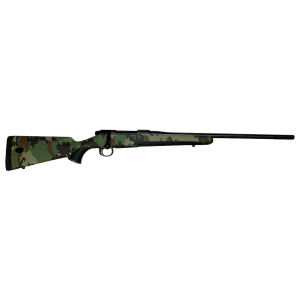 Mauser M18USMC7MT M18 7mm Rem Mag 4+1 24.40 in Threaded Cold Hammer Forged Barrel & Receiver w/Burnished Black Finish, USMC Camo Synthetic Stock w/Removeable Recoil Pad For Storage, Soft Grip Inlays At Fore-End &, Pistol Grip, Three-Position Safety,