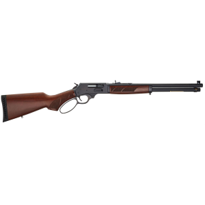 Henry H010G Side Gate Full Size 45-70 Gov 4+1 18.43 in Blued Steel Barrel, Blued Steel Receiver, American Walnut Stock Right Hand, Rifle