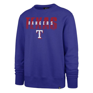 Texas Rangers 47 Brand Headline Overlay Crew XLarge Royal