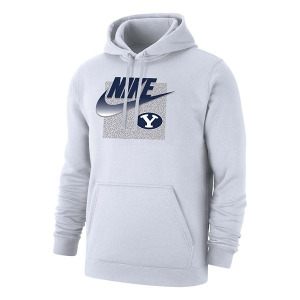 BYU Cougars Nike Hoodie Medium White