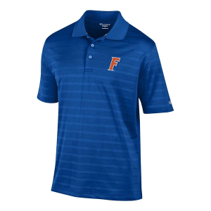 Florida Gators Champion Ginter Textured Solid Polo Large Royal
