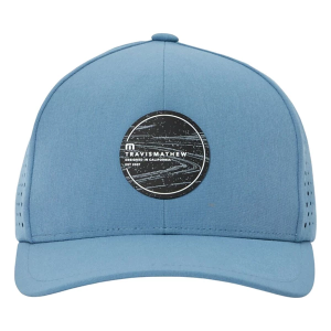 TravisMathew Long Journey Golf Snapback Hat One Size Captains Blue
