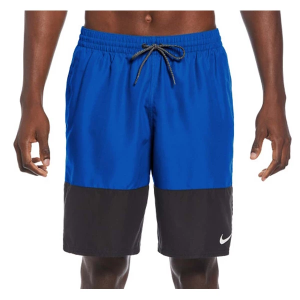 Men's Nike 9" Colorblock Swim Trunks Medium Game Royal