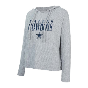 Women's Dallas Cowboys Concepts Sport Juniper Hoodie Medium Grey Heather