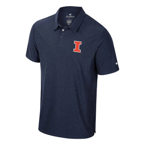 Illinois Fighting Illini Colosseum Revolution Polo Small Navy